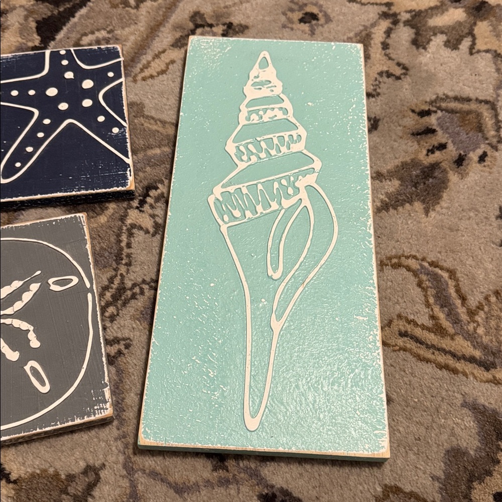 NWT, set of 3 beach wall decor - Picture 4 of 6